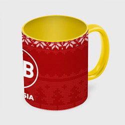 Кружка цветная Новогодний Borussia