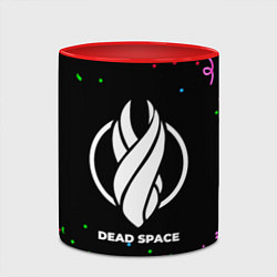 Кружка 3D Dead Space конфети, цвет: 3D-белый + красный — фото 2