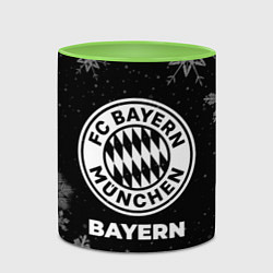 Кружка 3D Снежный Bayern, цвет: 3D-белый + светло-зеленый — фото 2
