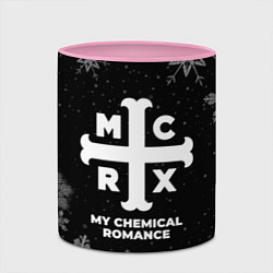 Кружка 3D Снежный My Chemical Romance, цвет: 3D-белый + розовый — фото 2