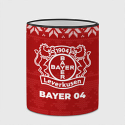 Кружка 3D Новогодний Bayer 04, цвет: 3D-черный кант — фото 2