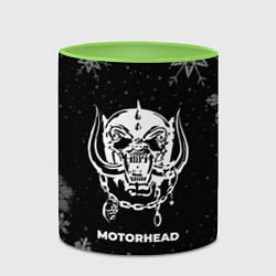 Кружка 3D Снежный Motorhead, цвет: 3D-белый + светло-зеленый — фото 2