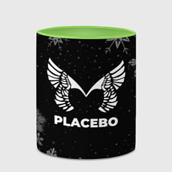 Кружка 3D Снежный Placebo, цвет: 3D-белый + светло-зеленый — фото 2