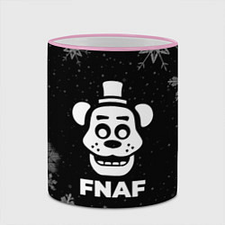 Кружка 3D Снежный FNAF, цвет: 3D-розовый кант — фото 2