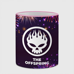 Кружка 3D Праздничный The Offspring, цвет: 3D-розовый кант — фото 2