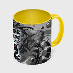 Кружка 3D We are Venom - graffiti, цвет: 3D-белый + желтый