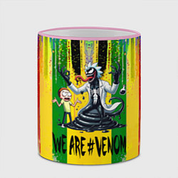 Кружка 3D We are Venom - Morty and Rick fantasy, цвет: 3D-розовый кант — фото 2
