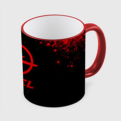 Кружка 3D Opel - red gradient, цвет: 3D-красный кант