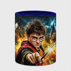 Кружка 3D Гарри Поттер и магия, цвет: 3D-белый + синий — фото 2