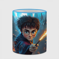 Кружка 3D Гарри Поттер и магия, цвет: 3D-небесно-голубой кант — фото 2
