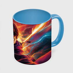 Кружка 3D Harry Potter, цвет: 3D-белый + небесно-голубой