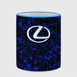 Кружка 3D Lexus blue energy, цвет: 3D-небесно-голубой кант — фото 2