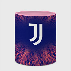 Кружка 3D Juventus red energy, цвет: 3D-белый + розовый — фото 2