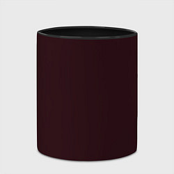 Кружка 3D Бордовый, цвет: 3D-белый + черный — фото 2