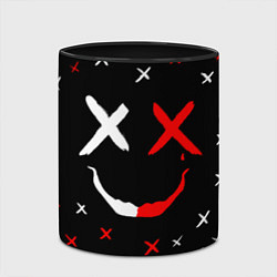 Кружка 3D Smile face, цвет: 3D-белый + черный — фото 2