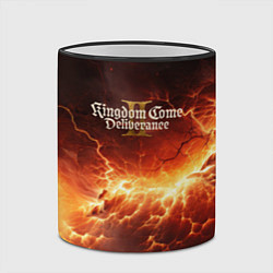 Кружка 3D Kingdom Come Deliverance 2 logo, цвет: 3D-черный кант — фото 2