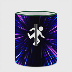 Кружка 3D Portal neon energy, цвет: 3D-зеленый кант — фото 2