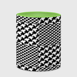 Кружка 3D Комбинация, цвет: 3D-белый + светло-зеленый — фото 2