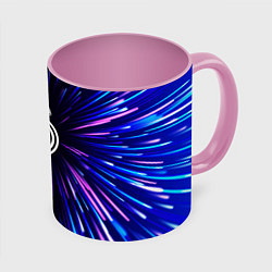 Кружка 3D Real Madrid neon energy, цвет: 3D-белый + розовый