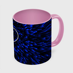 Кружка 3D Pink Floyd blue energy, цвет: 3D-белый + розовый