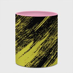 Кружка 3D The color is black and yellow, цвет: 3D-белый + розовый — фото 2
