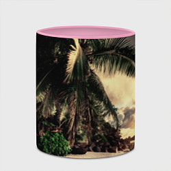 Кружка 3D The island, цвет: 3D-белый + розовый — фото 2