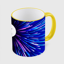 Кружка 3D The Killers neon energy, цвет: 3D-желтый кант