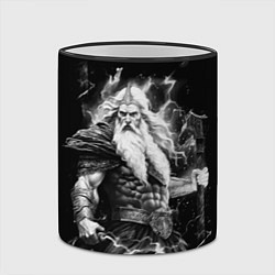 Кружка 3D Перун бог громовержец, цвет: 3D-черный кант — фото 2