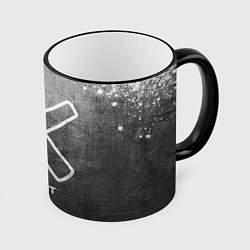 Кружка 3D A Silent Voice - grey gradient, цвет: 3D-черный кант