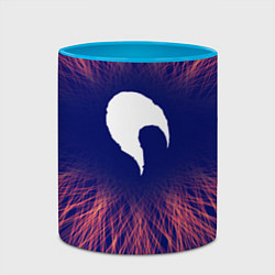 Кружка 3D Date A Live red energy, цвет: 3D-белый + небесно-голубой — фото 2