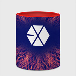 Кружка 3D Exo red energy, цвет: 3D-белый + красный — фото 2