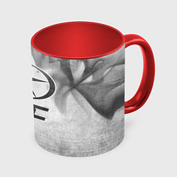 Кружка 3D JAC - white gradient, цвет: 3D-белый + красный