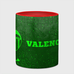 Кружка 3D Valencia - green gradient по-горизонтали, цвет: 3D-белый + красный — фото 2