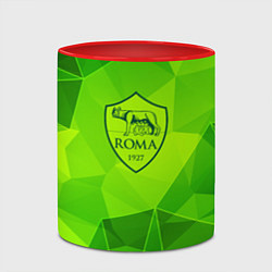 Кружка 3D Roma green poly, цвет: 3D-белый + красный — фото 2
