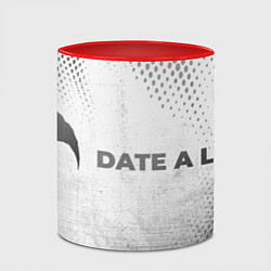 Кружка 3D Date A Live - white gradient по-горизонтали, цвет: 3D-белый + красный — фото 2