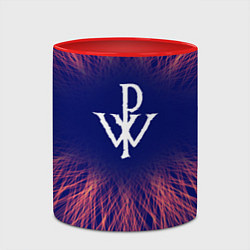 Кружка 3D Powerwolf red energy, цвет: 3D-белый + красный — фото 2
