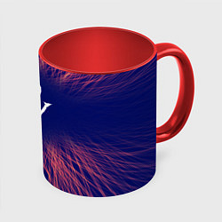 Кружка цветная Powerwolf red energy