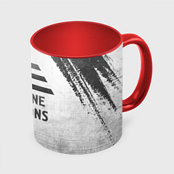 Кружка цветная Imagine Dragons - white gradient