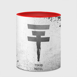 Кружка 3D Tokio Hotel - white gradient, цвет: 3D-белый + красный — фото 2
