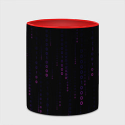 Кружка 3D Color black pink, цвет: 3D-белый + красный — фото 2