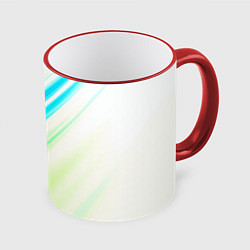 Кружка 3D Multicolored, цвет: 3D-красный кант
