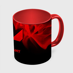 Кружка цветная Valorant - red gradient