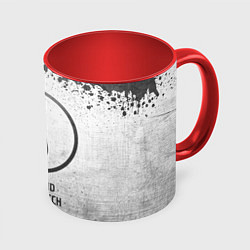 Кружка 3D Thousand Foot Krutch - white gradient, цвет: 3D-белый + красный