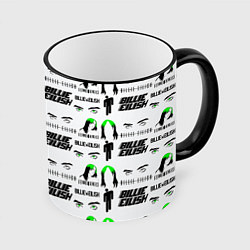 Кружка 3D Billie Eilish singer, цвет: 3D-черный кант