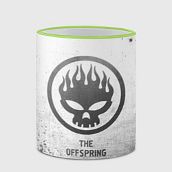 Кружка 3D The Offspring - white gradient, цвет: 3D-светло-зеленый кант — фото 2
