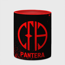 Кружка 3D Pantera - red gradient, цвет: 3D-белый + красный — фото 2