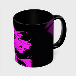 Кружка 3D Лазарь: Элейна, цвет: 3D-белый + черный