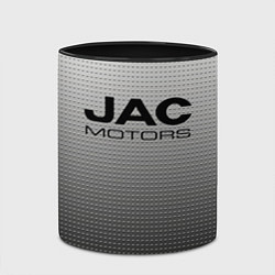 Кружка 3D Jac motors серый текстурный, цвет: 3D-белый + черный — фото 2