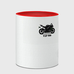 Кружка 3D Sports bikes, цвет: 3D-белый + красный — фото 2