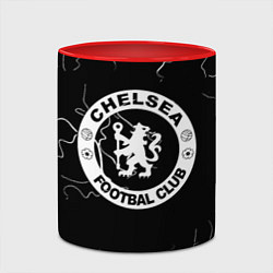 Кружка 3D Chelsea storm, цвет: 3D-белый + красный — фото 2